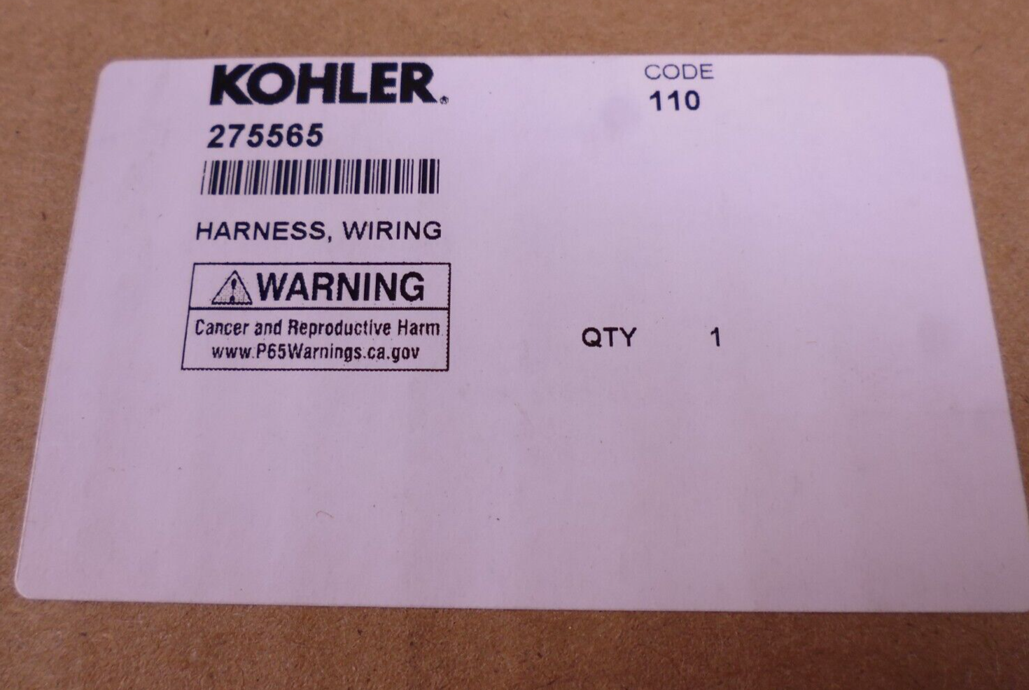OEM Kohler 275565 Wiring Harness For Diesel Generator | Genuine MEP Generator Replacement Parts and Military Surplus Generator Parts