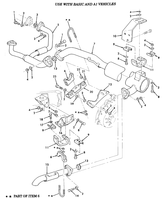 Humvee M998 Basic &amp; A1 Exhaust Hanger 12338221 5582795 , 2990-01-187-7030 | Genuine HMMWV Replacement Parts and Military Surplus Humvee Parts &amp; Accessories