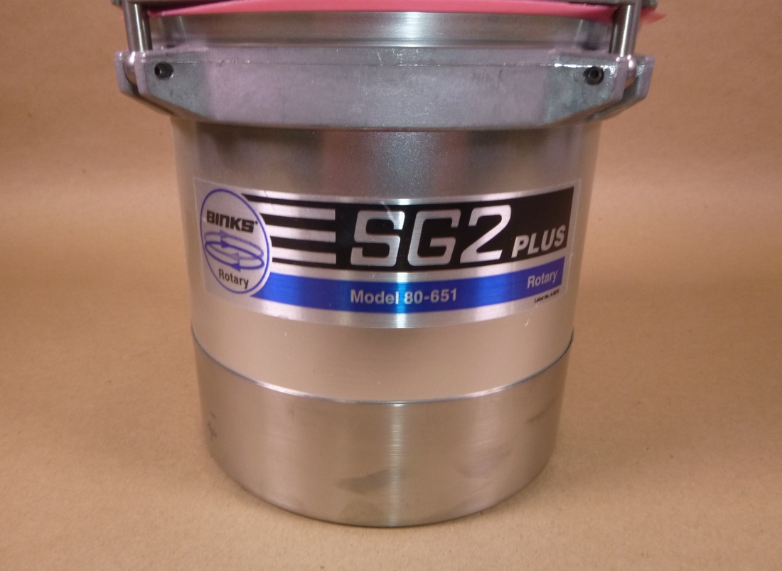 Binks SG2 Plus Pressure Cup Model 80-651 With Gast Rotary Agitator No Regulator | Industrial MRO Replacement Parts, Manufacturing Machine Parts &amp; Components, Heavy Equipment Parts Supplier