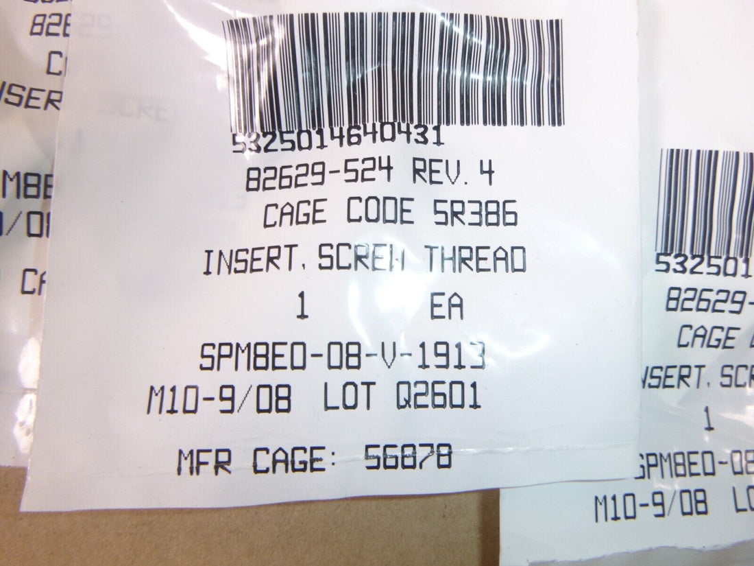 13x USGI Screw Thread Insert, SPS Technologies 82629-524, 5325-01-464-0431 | Industrial Replacement Nuts &amp; Bolts Distributor and Machinery Screws &amp; Fasteners Supply