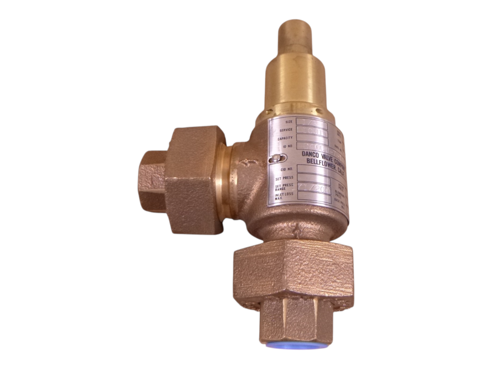 Danco D40UU Air Compressor Pressure Relief Valve 1/2" B61 Liquid D40UU-7-1477