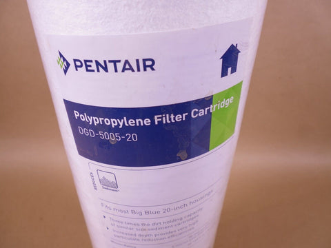 (6 Pack) Pentair Pentek DGD-5005-20 Big Blue Water Filter, 20-Inch  , 155358-43