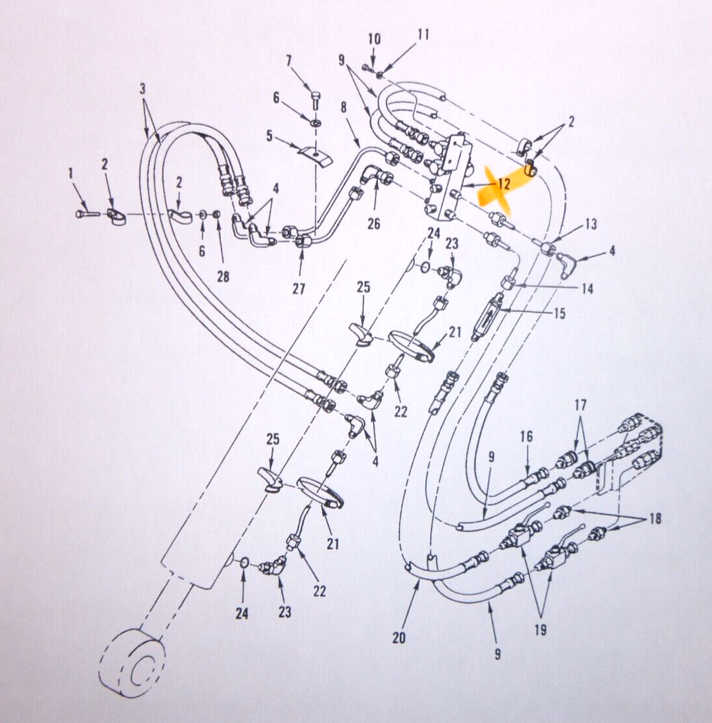 USGI HMMH (X501) Front Loader Hydraulic Filter Strainer Manifold 627-01228-30 | Replacement Truck Parts, Trailer Accessories, Automobile Supplies, Car Parts & Accessories