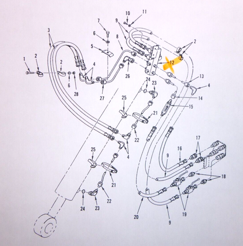 USGI HMMH (X501) Front Loader Hydraulic Filter Strainer Manifold 627-01228-30 | Replacement Truck Parts, Trailer Accessories, Automobile Supplies, Car Parts & Accessories