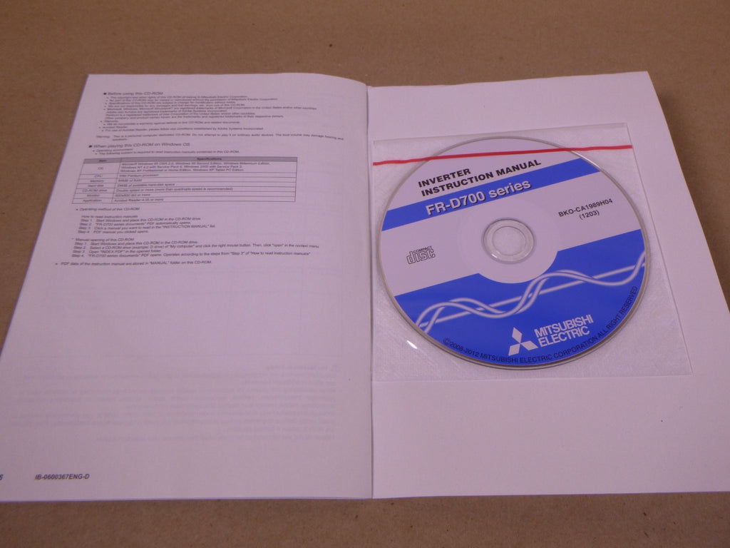 Mitsubishi FR-D720S-042-NA VFD Inverter D700 1PH 200-240VAC | Electrical MRO Replacement Parts & Components and Commercial Electrical Supplies Company