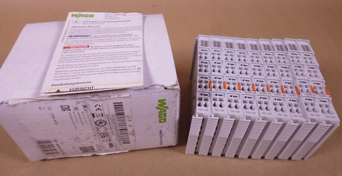 9x WAGO 750-430 Analog Input PLC Module 8-Channel Digital 24VDC