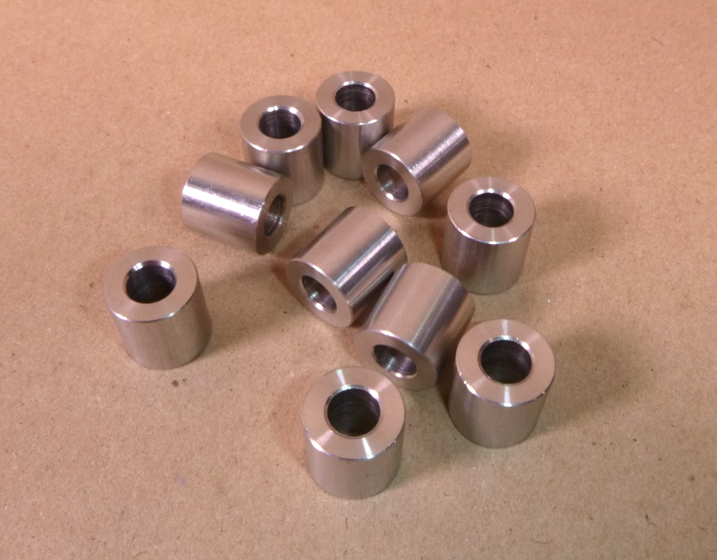 5/16" id x 5/8" od x 5/8" Tall Stainless Steel Standoff Spacer Bushing (10 Pcs) | Industrial Replacement Nuts &amp; Bolts Distributor and Machinery Screws &amp; Fasteners Supply