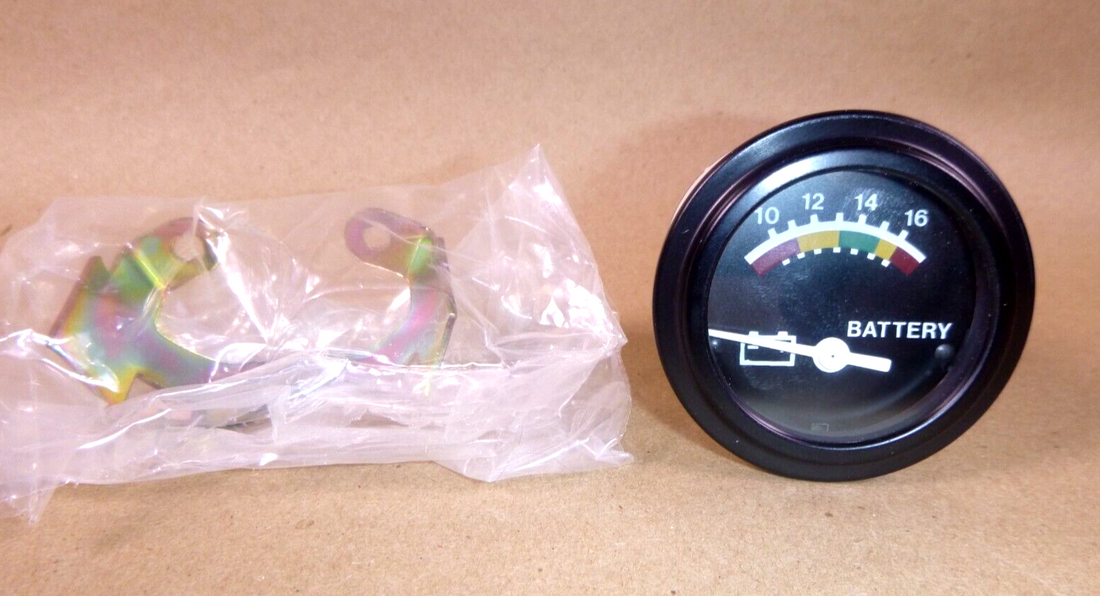 Datcon USA 2" / 52mm Voltmeter 830CU, 07583-18, 0-18 Volt Battery Voltage Meter | Replacement Truck Parts, Trailer Accessories, Automobile Supplies, Car Parts &amp; Accessories