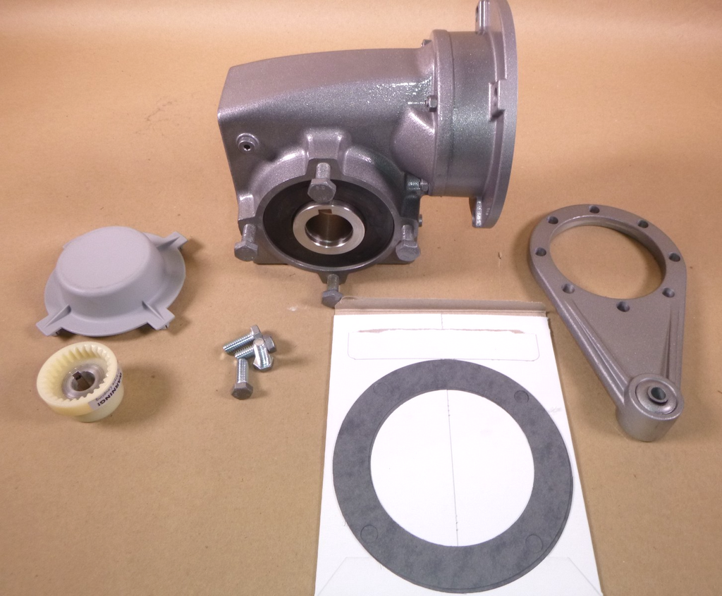 Nord Right Angle 1-7/16 Hollow Shaft Reducer 25:1 Ratio 56C Input 1SMI63AZD-N56C | Industrial Electric Motors, Pumps & Parts