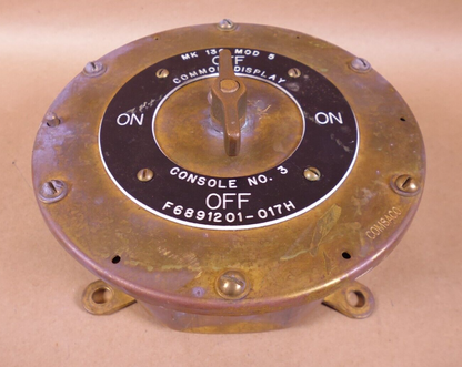 Naval Sea Marine F6891201-017H MK 130 MOD 5 On/Off Common Display Switch *UNTESTED* | Electrical MRO Replacement Parts &amp; Components and Commercial Electrical Supplies Company
