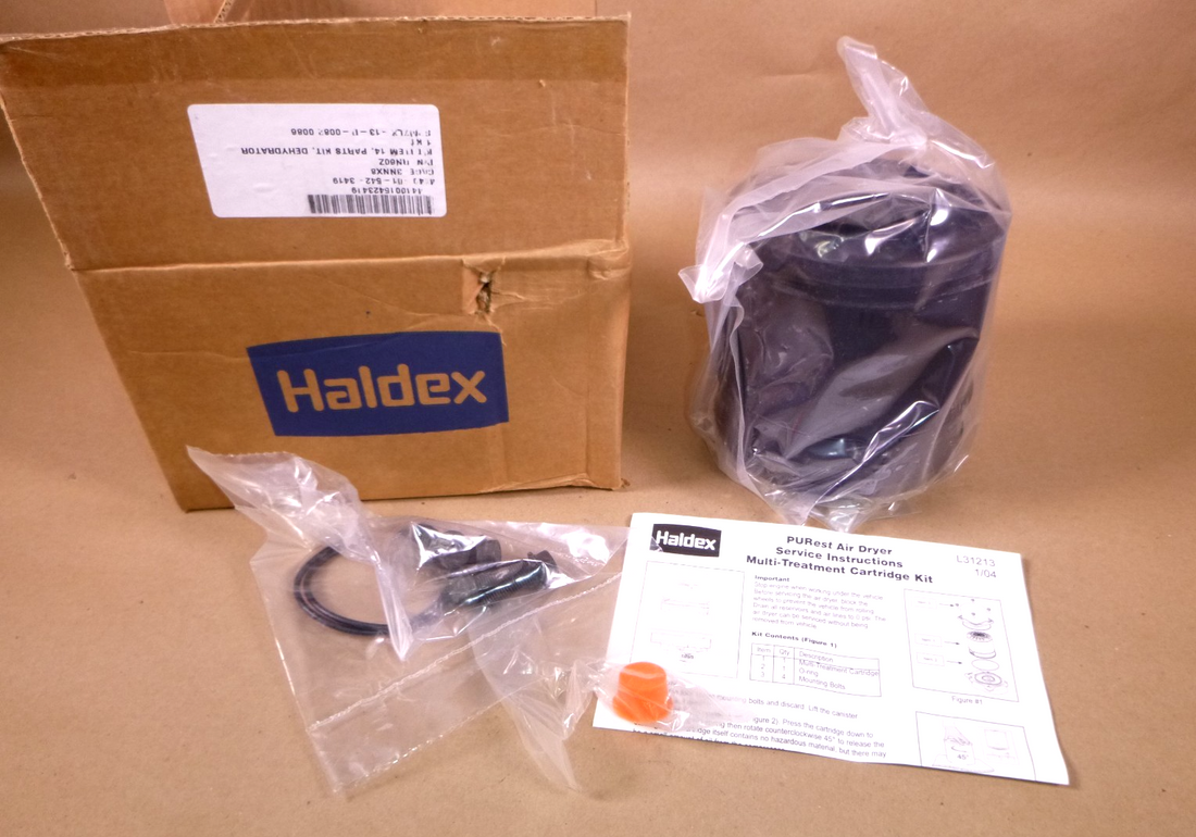 Haldex PURest Air Dryer Cartridge Desiccant RN60Z, 10018499, 4440-01-542-3419 | Replacement Truck Parts, Trailer Accessories, Automobile Supplies, Car Parts &amp; Accessories