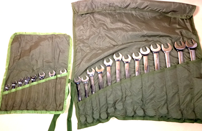 21 Piece 12 Point Combination Chrome Wrench Set 9mm thru 32mm KD Tools USA
