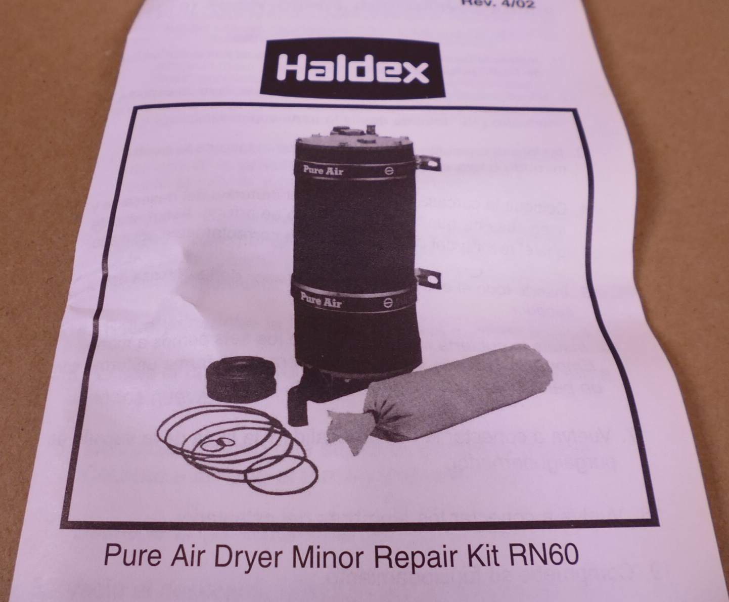 Haldex Pure Air Dryer Service Kit RN-60-T, RN60T , M1070 HET , 5330-01-377-2461 | Replacement Truck Parts, Trailer Accessories, Automobile Supplies, Car Parts &amp; Accessories