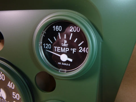 M998 Humvee Instrument Panel With 5 Gauge Set Green 12338466, 2540-01-185-6117 | Genuine HMMWV Replacement Parts and Military Surplus Humvee Parts & Accessories