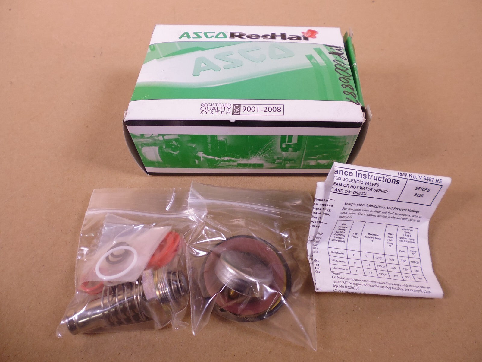 ASCO Red Hat 310391 Solenoid Valve Rebuilt Kit T425529 | Industrial MRO Replacement Parts, Manufacturing Machine Parts &amp; Components, Heavy Equipment Parts Supplier