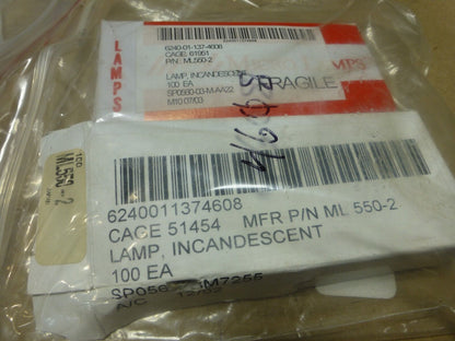 (QTY 292) ML550-2 INCANDESCENT LAMP LTX36-2 , 6240-01-137-4608 | Electrical MRO Replacement Parts &amp; Components and Commercial Electrical Supplies Company