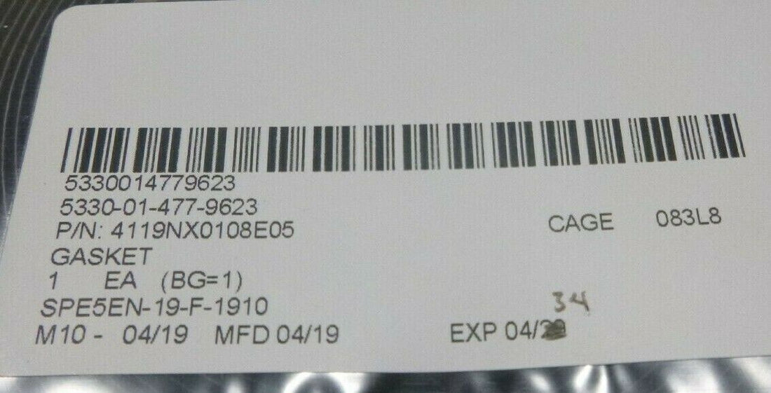 3KW MEP 831A 832A CONTROL BOX GENERATOR SET GASKET 98-19645 , 5330-01-477-9623 | Genuine MEP Generator Replacement Parts and Military Surplus Generator Parts