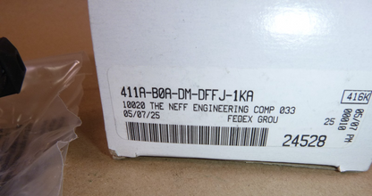 411A-B0A-DM-DFFJ-1KA MAC Valves 5/2 Way Single Solenoid Piloted Valve 20-120 Psi