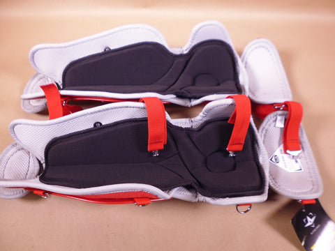 Allstar Top Star LG-TS Catcher's Leg Guards 13.5" (Age 9-12) Red , LG-TS-912 | Industrial MRO Tools and Replacement Industrial Equipment Components