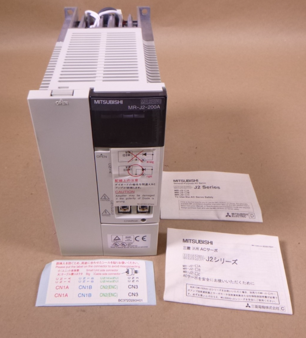 Mitsubishi MR-J2-200A Servo Drive , 2kW , 10.5A