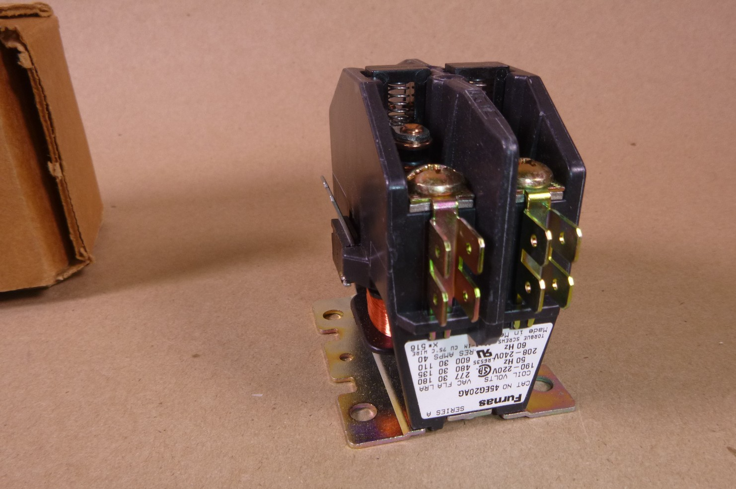 45EG20AG Furnas 2 Pole 30A 600V Class 45 Definite Purpose Contactor | Electrical MRO Replacement Parts &amp; Components and Commercial Electrical Supplies Company