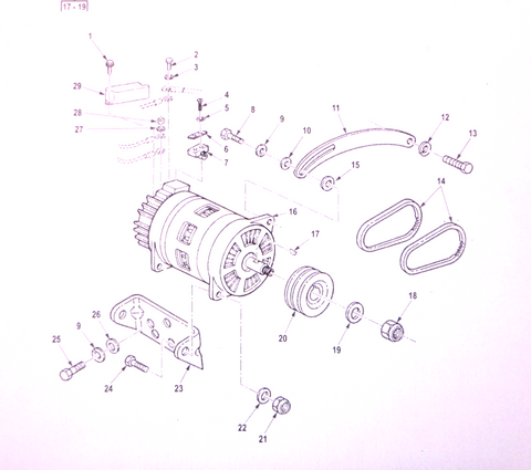 USGI 5-TON M939 M939A1 Alternator 2 Pc. Matched V-Belt Set 3030-00-983-2873 | Genuine M35 Military Truck Parts and M939 Cargo Truck Surplus Parts