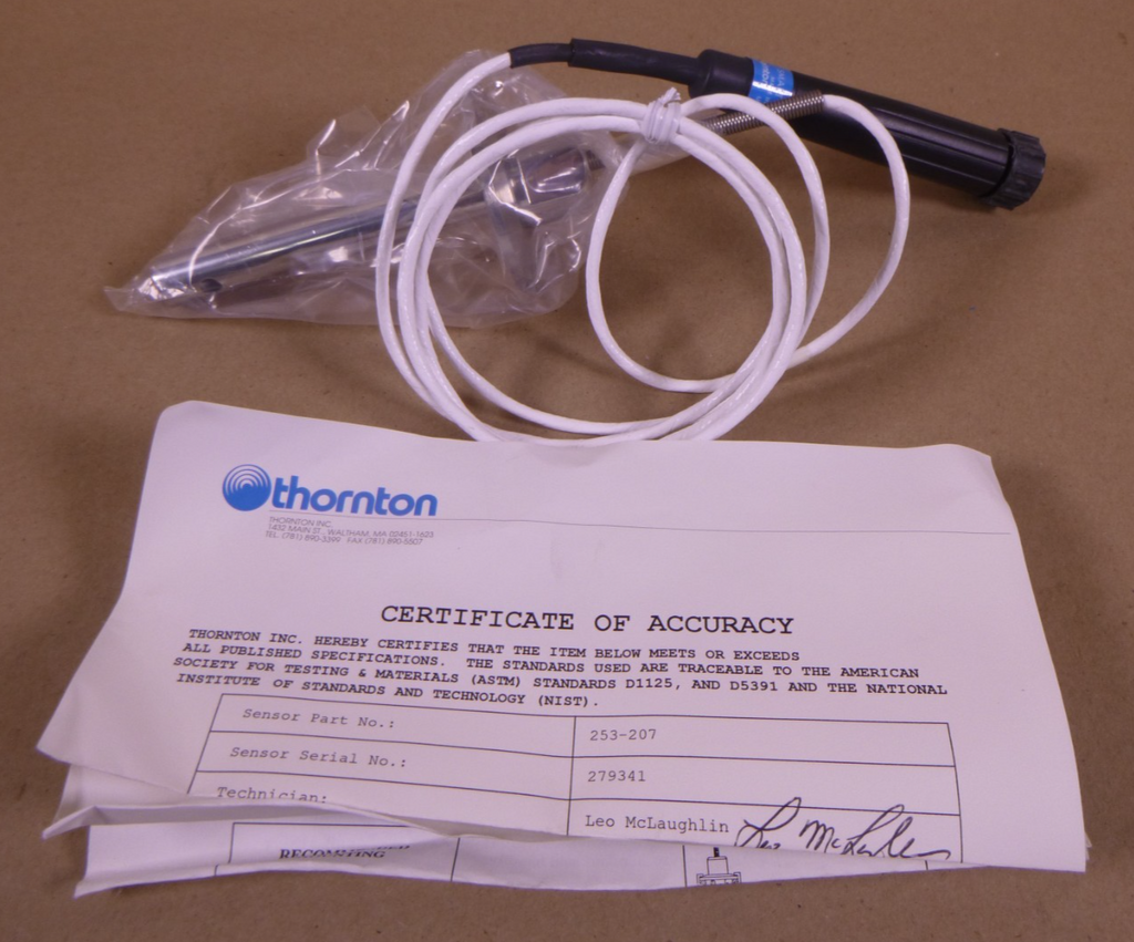 Thornton 253-207 Smart Conductivity Sensor *With Certificate Of Accuracy* | Electrical MRO Replacement Parts & Components and Commercial Electrical Supplies Company