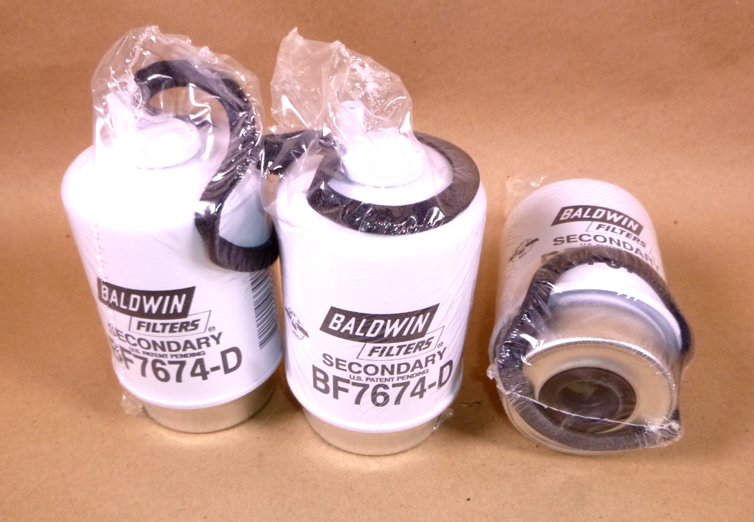 BF7674-D Baldwin Secondary Fuel/Water Separator Filter (Lot of 3) | Replacement Truck Parts, Trailer Accessories, Automobile Supplies, Car Parts &amp; Accessories