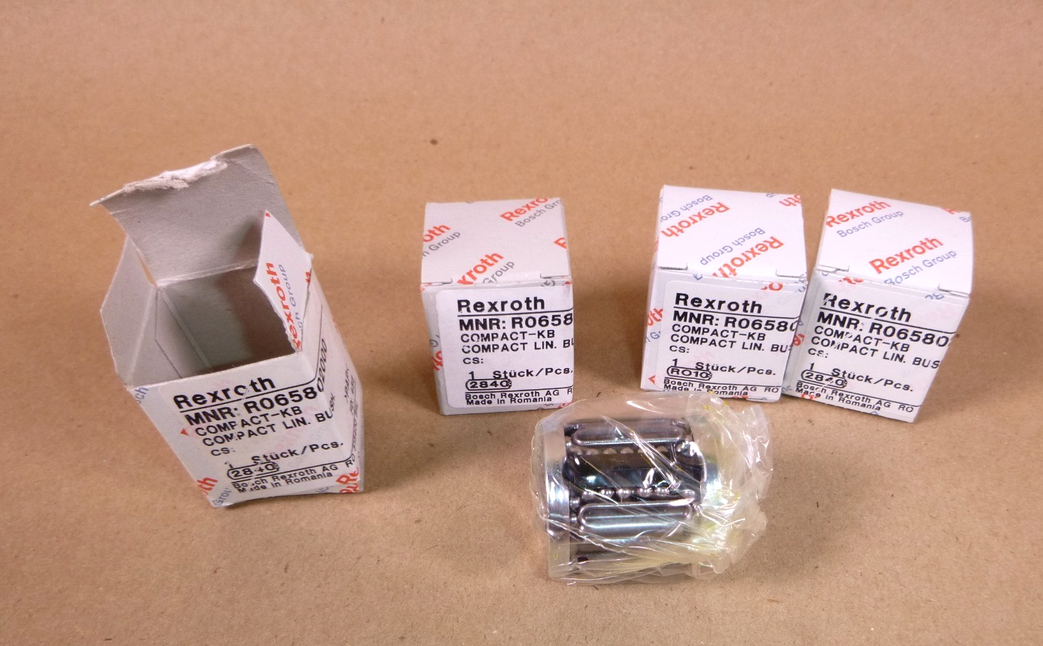 R065802000 Rexroth Linear Bearing 20 x 28 x 30mm (Lot of 4) | Industrial MRO Replacement Parts, Manufacturing Machine Parts &amp; Components, Heavy Equipment Parts Supplier