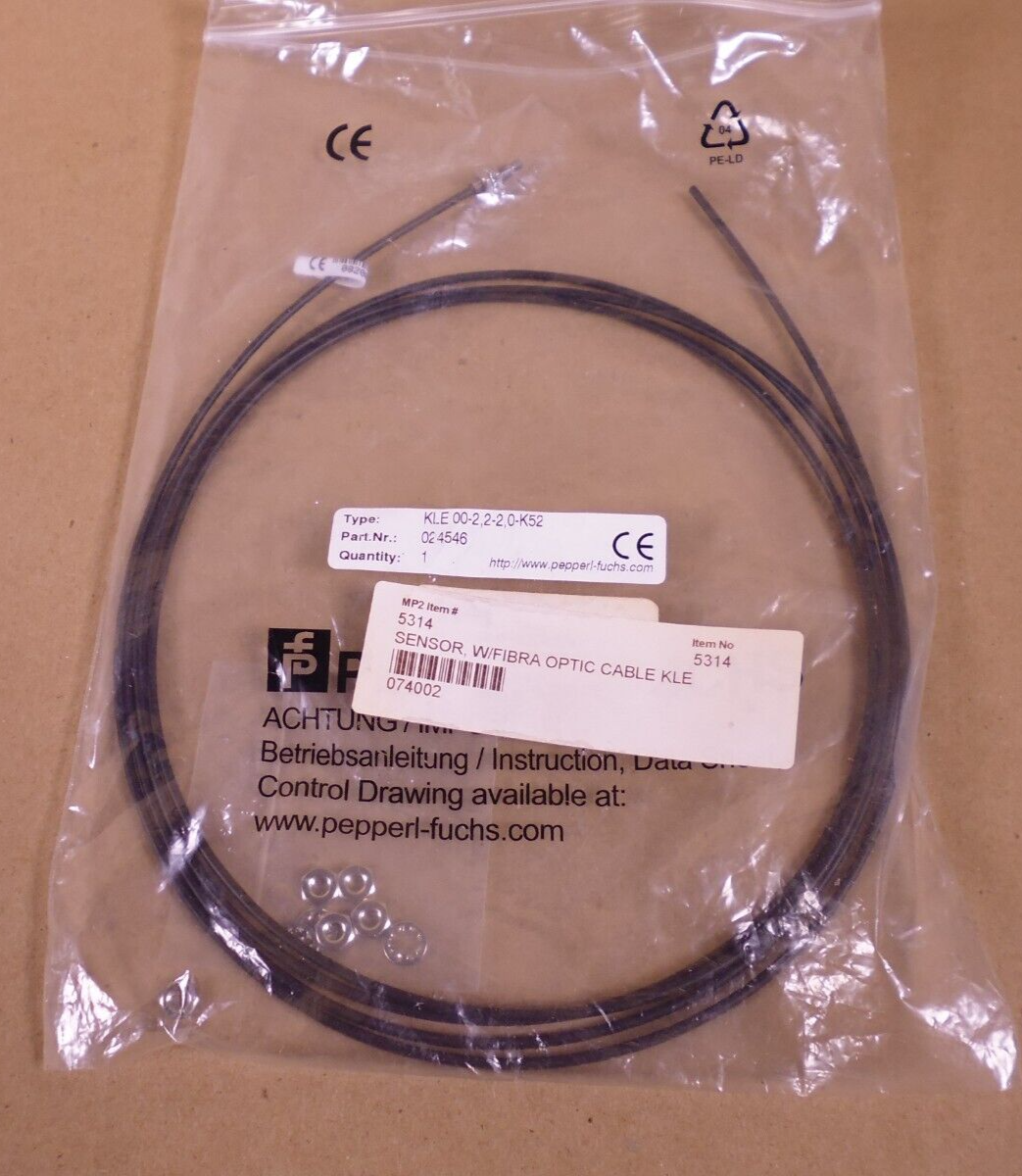 PEPPERL &amp; FUCHS KLE 00-2,2-2,0-K52 / KLE002220K52 , 024546 | Electrical MRO Replacement Parts &amp; Components and Commercial Electrical Supplies Company