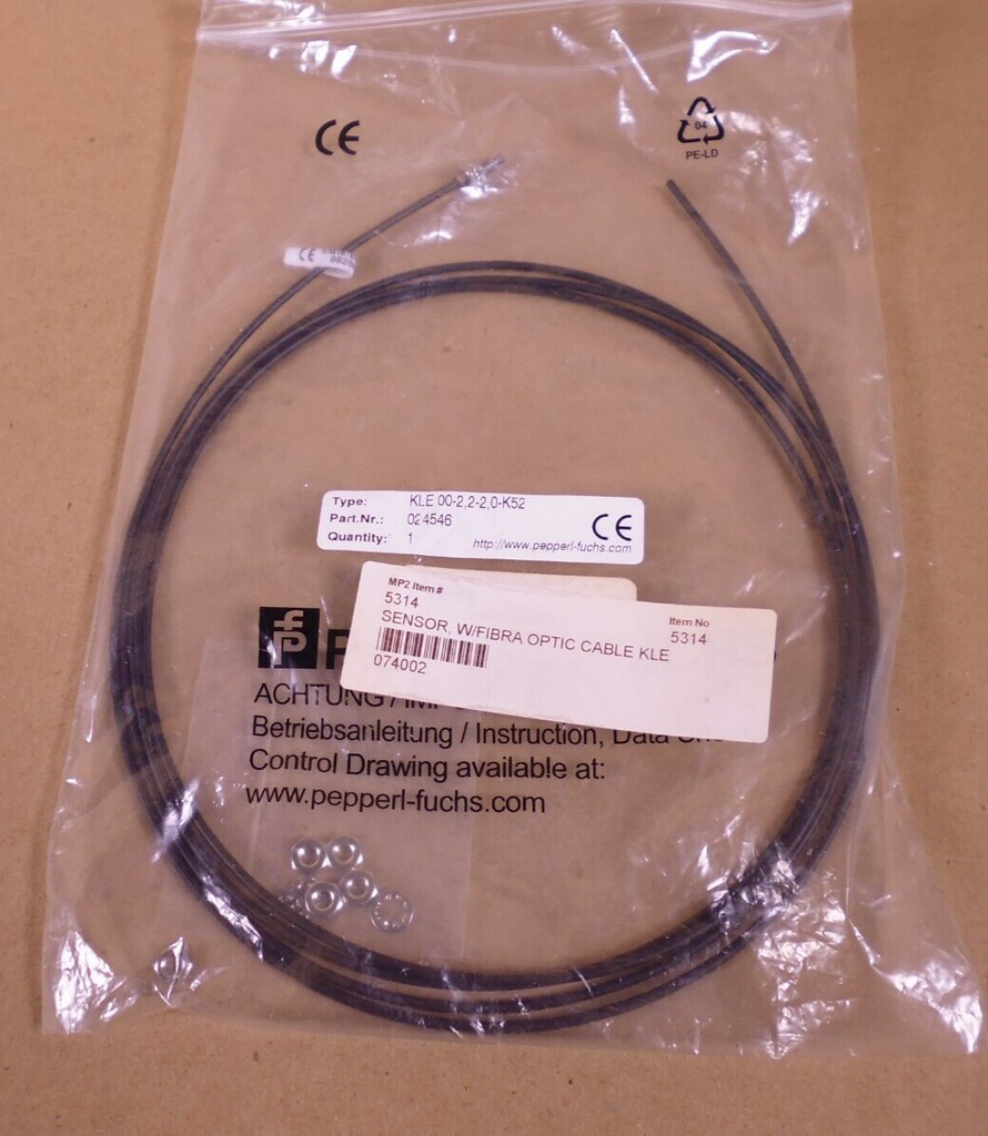 PEPPERL & FUCHS KLE 00-2,2-2,0-K52 / KLE002220K52 , 024546 | Electrical MRO Replacement Parts & Components and Commercial Electrical Supplies Company