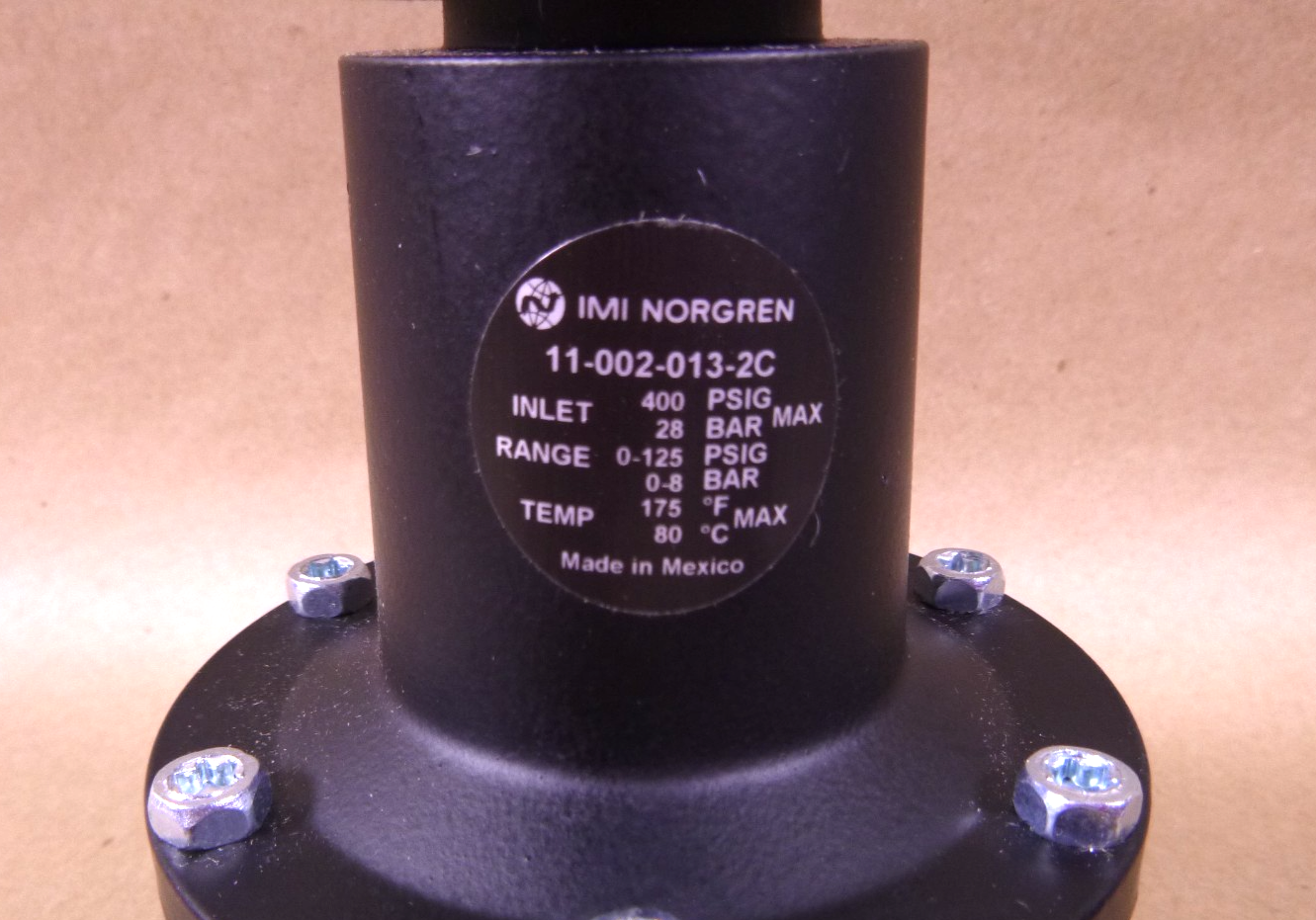 NORGREN Precision Pressure Regulator 1/4" PTF Ports 11-002-013 -2C 400PSIG 28BAR | Industrial MRO Replacement Parts, Manufacturing Machine Parts &amp; Components, Heavy Equipment Parts Supplier