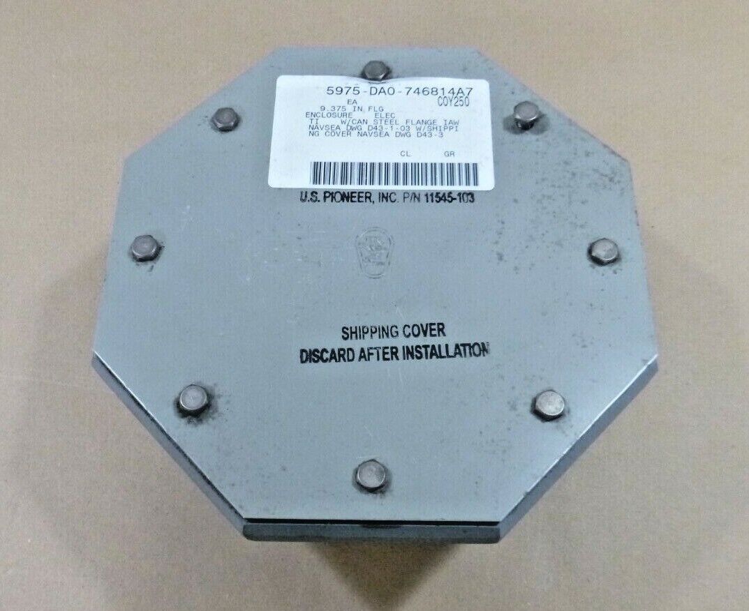 U.S. Navy Octagonal Electrical Junction Box 9-3/8" x 4-1/2" Deep 11545-103 | Industrial MRO Replacement Parts, Manufacturing Machine Parts &amp; Components, Heavy Equipment Parts Supplier