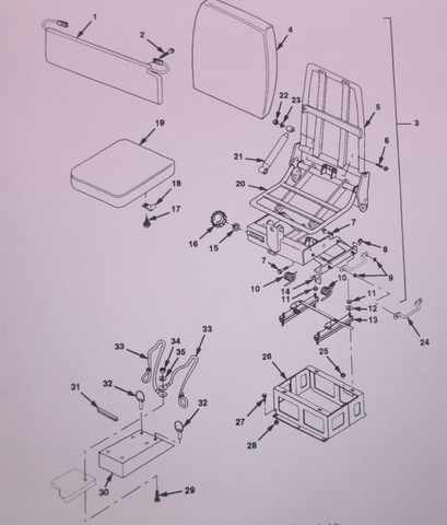 USGI M1070 HET Drivers Side Seat Support Frame 1843700W, 2540-01-354-0589 | Replacement Truck Parts, Trailer Accessories, Automobile Supplies, Car Parts & Accessories
