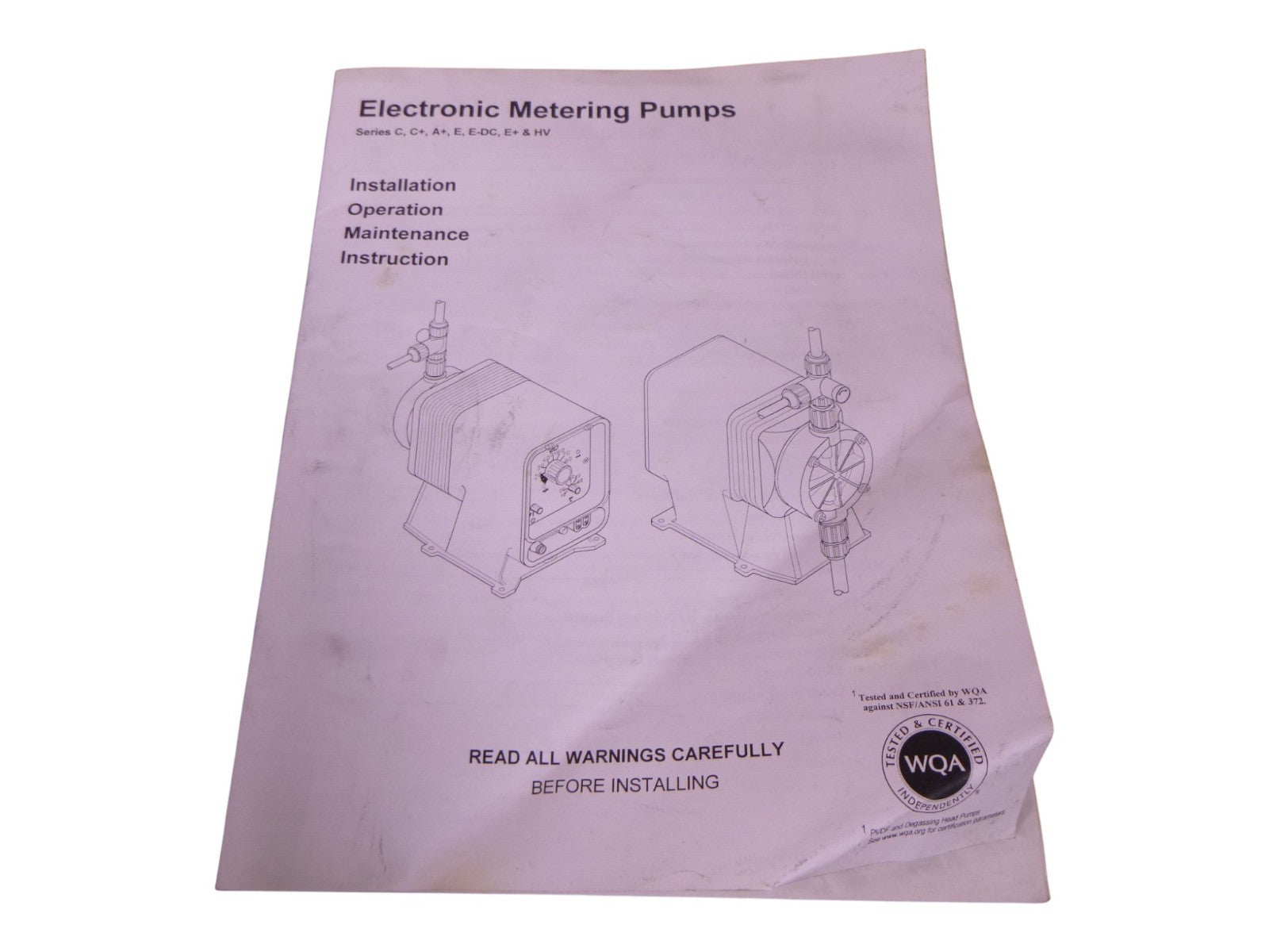 Pulsatron LPK7SA-PTC3-XXX Pulsafeeder Electronic Metering Pump 192GPD 30.3LPH