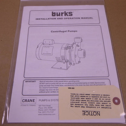 T330GA6-1-1/4-MV Crane Burks 3HP Centrifugal Pump , 1-1/4" NPT, 3500RPM | Industrial Tractor Parts Supplier and Surplus Tractor Parts &amp; Accessories