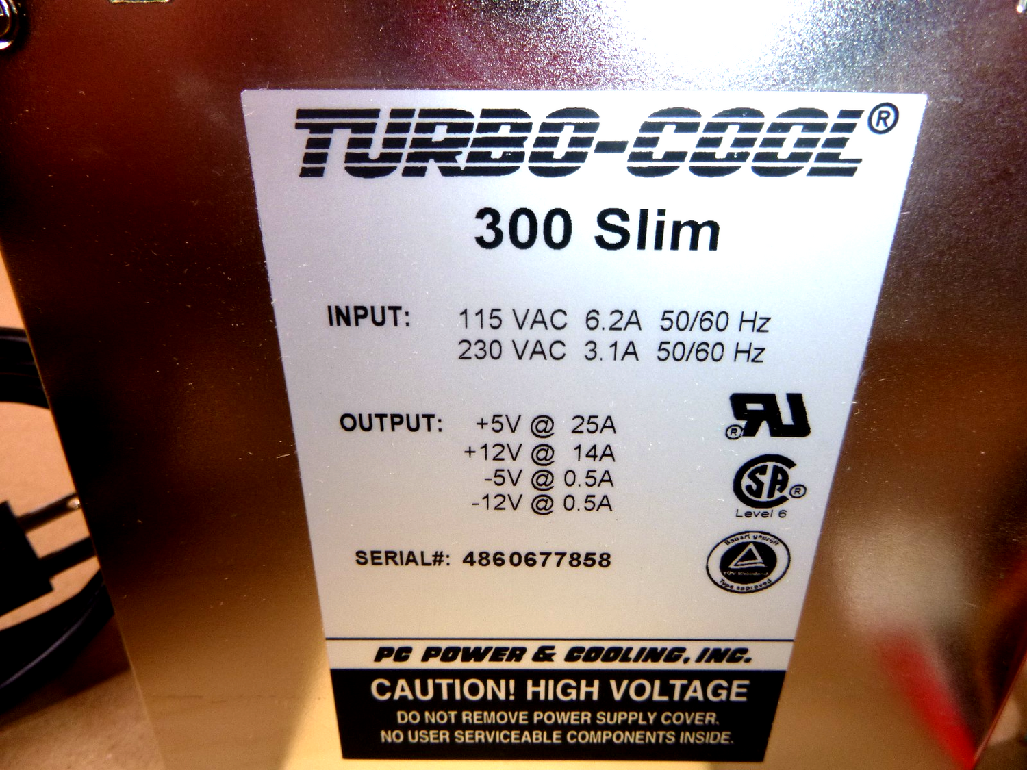 PC Power &amp; Cooling Turbo Cool 300 Slim Cooling Power Supply | Electrical MRO Replacement Parts &amp; Components and Commercial Electrical Supplies Company