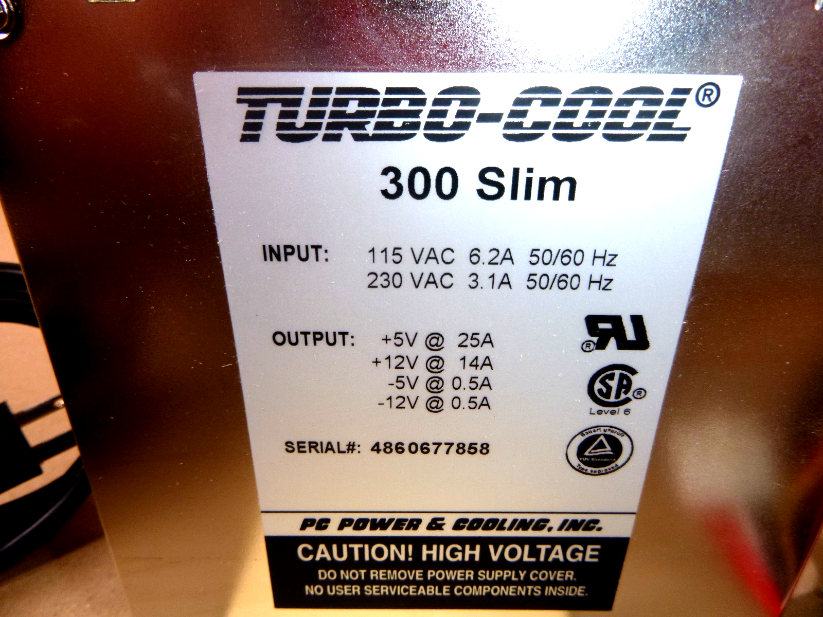 PC Power &amp; Cooling Turbo Cool 300 Slim Cooling Power Supply | Electrical MRO Replacement Parts &amp; Components and Commercial Electrical Supplies Company