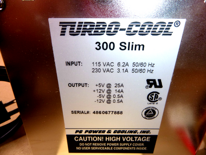PC Power &amp; Cooling Turbo Cool 300 Slim Cooling Power Supply | Electrical MRO Replacement Parts &amp; Components and Commercial Electrical Supplies Company