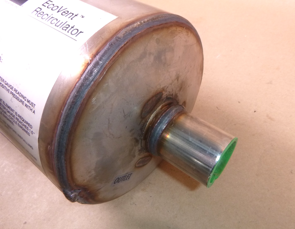 EcoVent Recirculator 93196D For Closed Crankcase Ventilation System 74824F91 | Replacement Truck Parts, Trailer Accessories, Automobile Supplies, Car Parts & Accessories