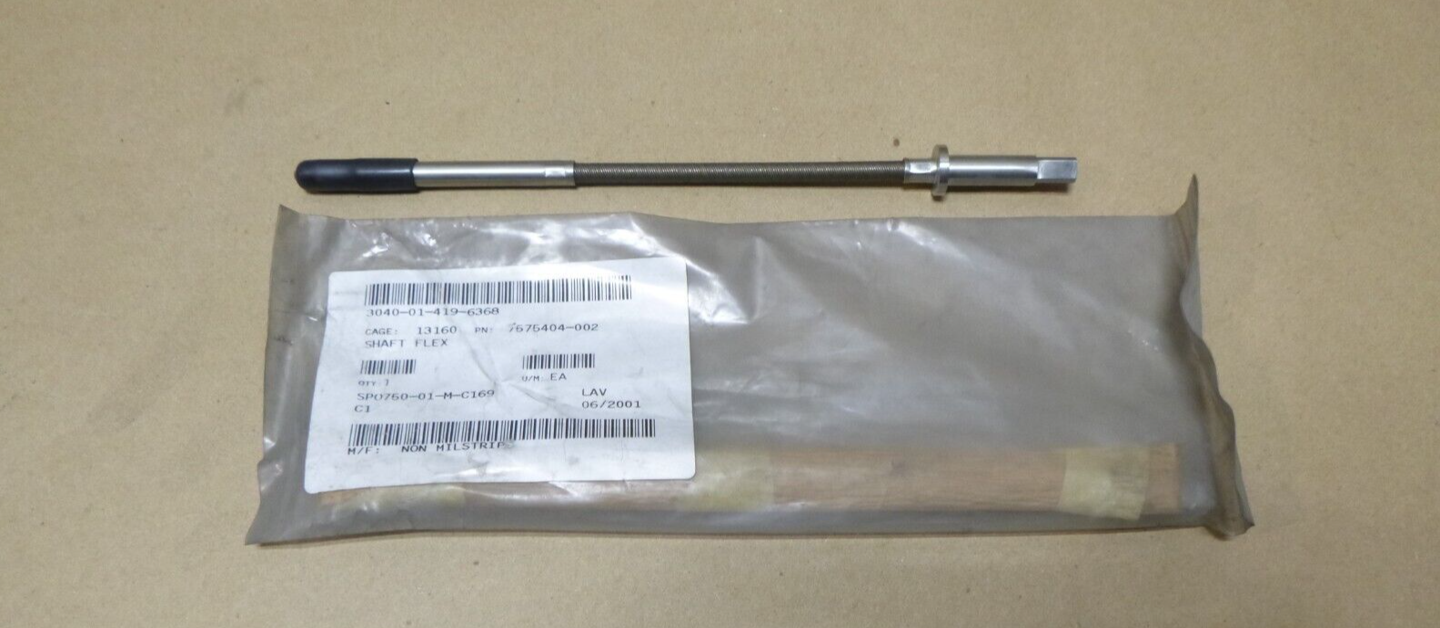 USGI Military LAV Flexible Drive Shaft 7575404-002, 3040-01-419-6368 | Industrial MRO Replacement Parts, Manufacturing Machine Parts &amp; Components, Heavy Equipment Parts Supplier