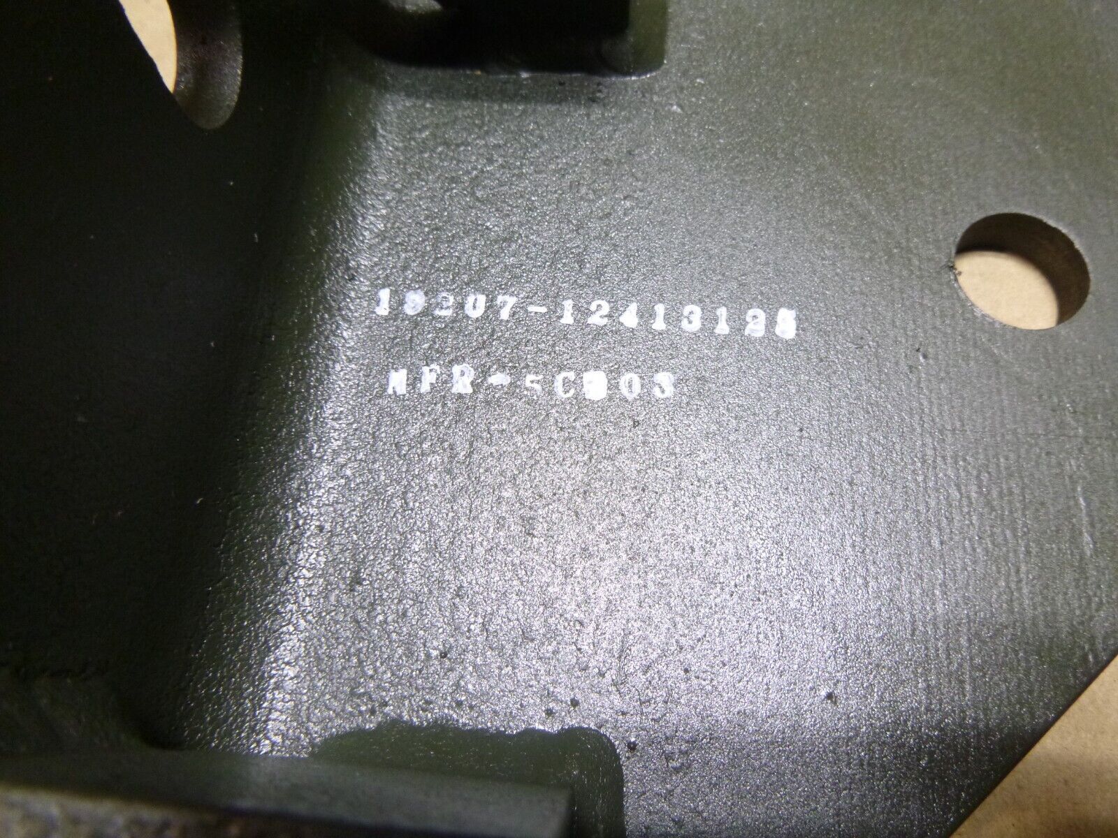 2x USGI FMTV M1089 Wrecker Angle Bracket 12413125-001, 5340-01-568-3871 | Genuine FMTV Replacement Parts, LMTV Parts For Sale and Military Surplus Medium Tactical Vehicle Parts &amp; Components