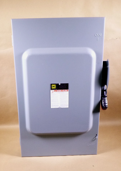 H224N Square D Fusible Safety Switch 200A, 3 Wire, 2 Pole, 1 Neutral, 240VAC | Electrical MRO Replacement Parts &amp; Components and Commercial Electrical Supplies Company