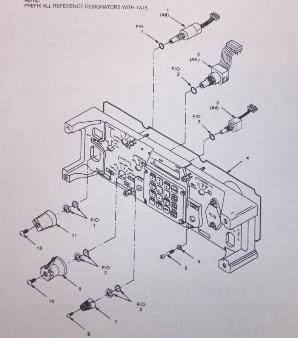 SINCGARS Radio RT-1523A(C)/U, RF Power Rotary Switch A3131326, 5930013512355 | Electrical MRO Replacement Parts &amp; Components and Commercial Electrical Supplies Company