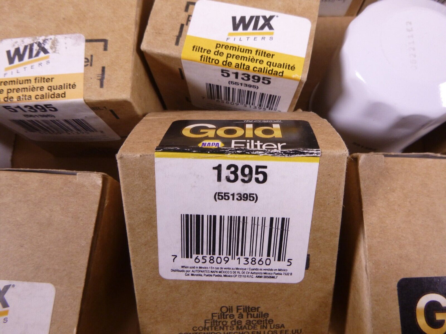 (Lof of 15) NAPA Gold Oil Filter 1395 Wix 551395, 51395 Onan, Deere, Generac | Industrial Tractor Parts Supplier and Surplus Tractor Parts &amp; Accessories