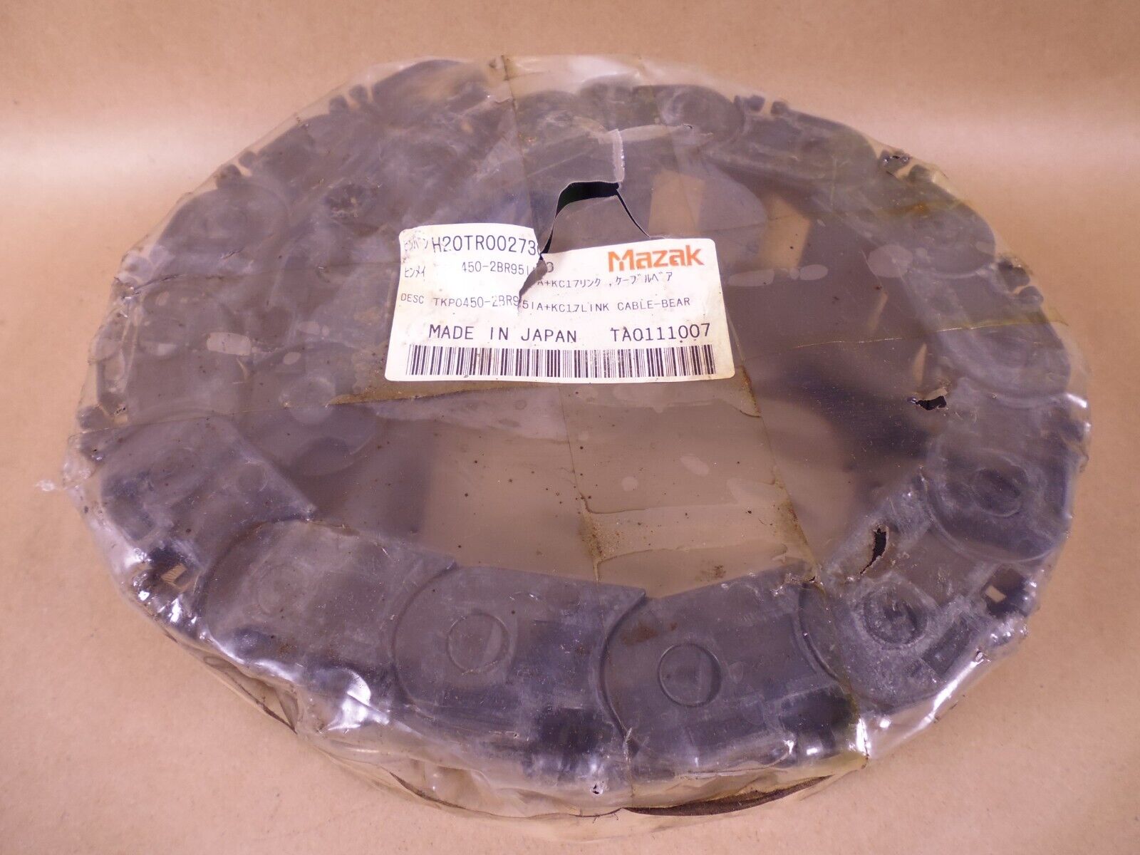 OEM Mazak H20TR002730 Cable Carrier TKP0450-2BR951A + KC17 LINK CABLE BEAR | Industrial MRO Replacement Parts, Manufacturing Machine Parts &amp; Components, Heavy Equipment Parts Supplier