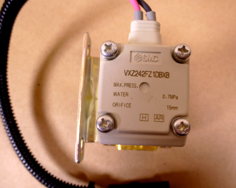 VXZ242FZ1DBXB, SMC 12V Pilot Operated 2 Way Solenoid Media Valve 1/2" NPT Ports | Industrial MRO Replacement Parts, Manufacturing Machine Parts & Components, Heavy Equipment Parts Supplier