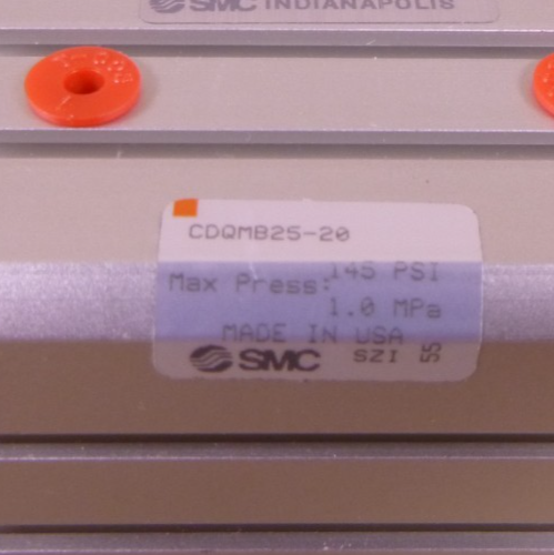 SMC CDQMB25-20 Pneumatic Cylinder , 145 PSI, 1.0 MPa , Made In USA | Industrial MRO Replacement Parts, Manufacturing Machine Parts & Components, Heavy Equipment Parts Supplier