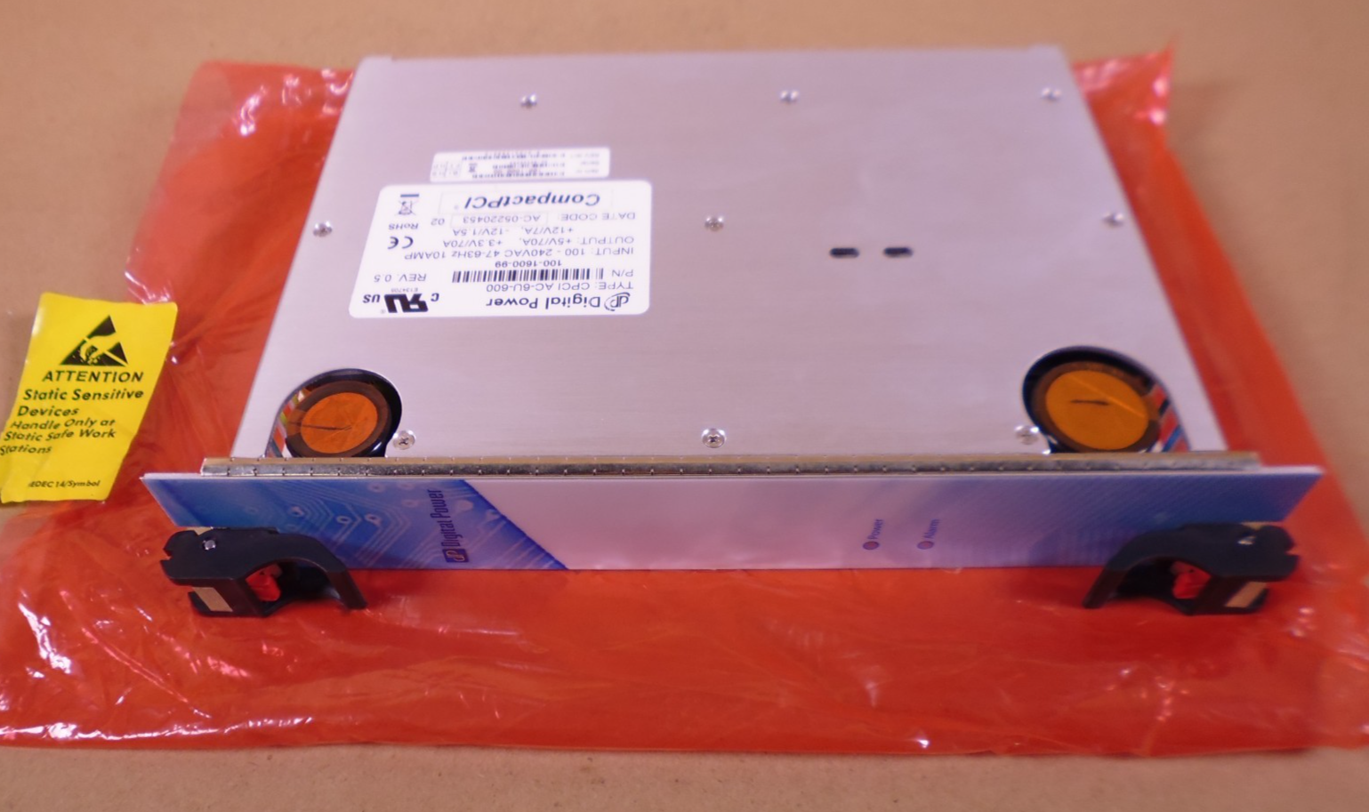 Digital Power CPCI AC-6U-600 600Watt Compact Power Supply , 100-240VAC | Electrical MRO Replacement Parts &amp; Components and Commercial Electrical Supplies Company