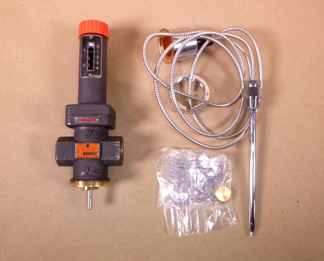 OB-30 Armstrong 1" NPT 150 PSI Direct-Acting Temperature Regulator W/ Capillary | Industrial MRO Replacement Parts, Manufacturing Machine Parts &amp; Components, Heavy Equipment Parts Supplier